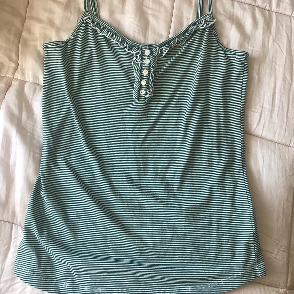 Talbots striped tank top